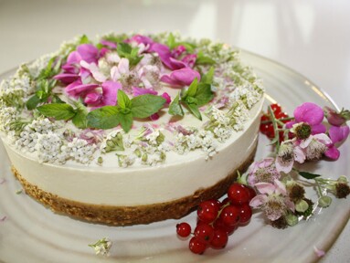 Gâteau aux fleurs
